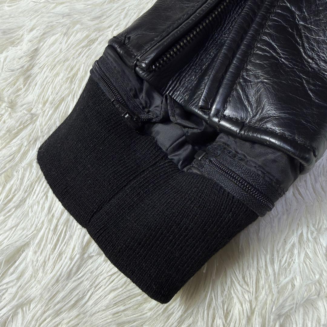 極美⭐️Liugoo Leathers ブラックレザー ライダースジャケット G1