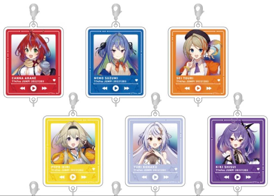 30ひよクロ　連結アクリルキーホルダー