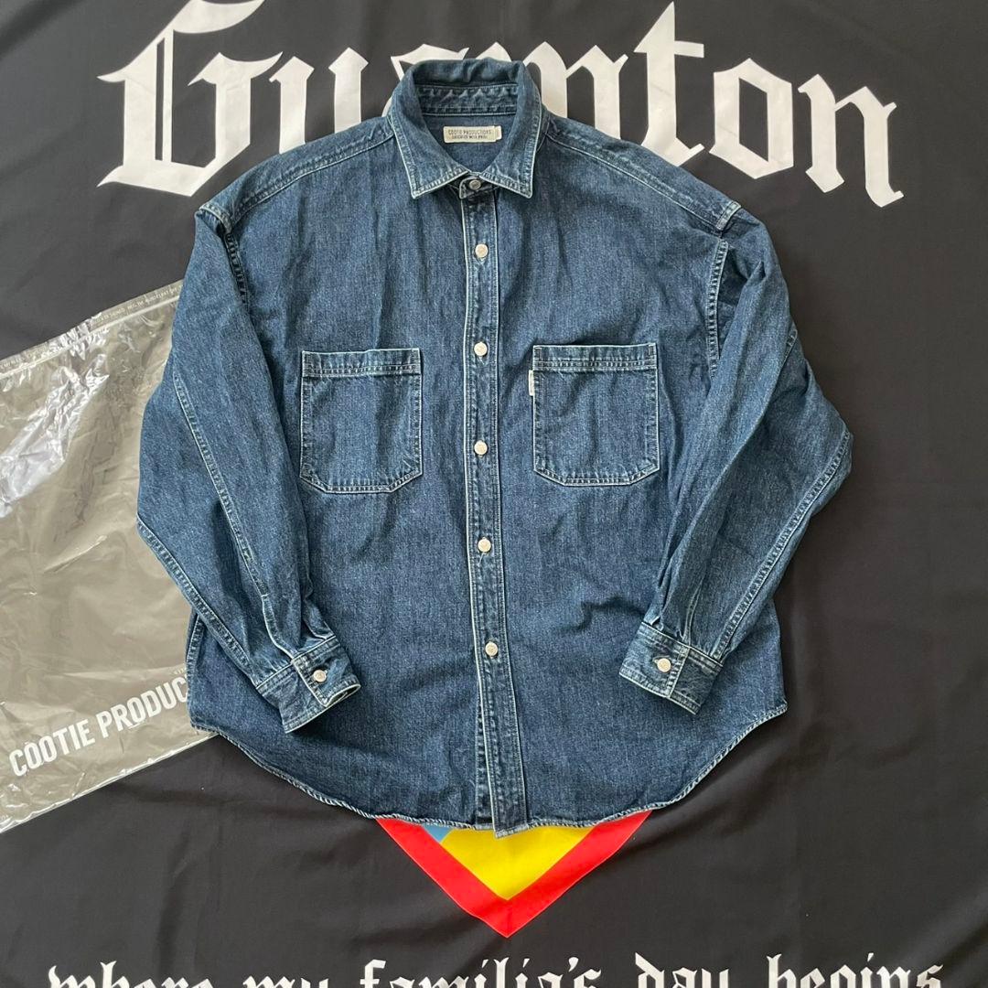 cootie オーバーサイズデニムシャツ