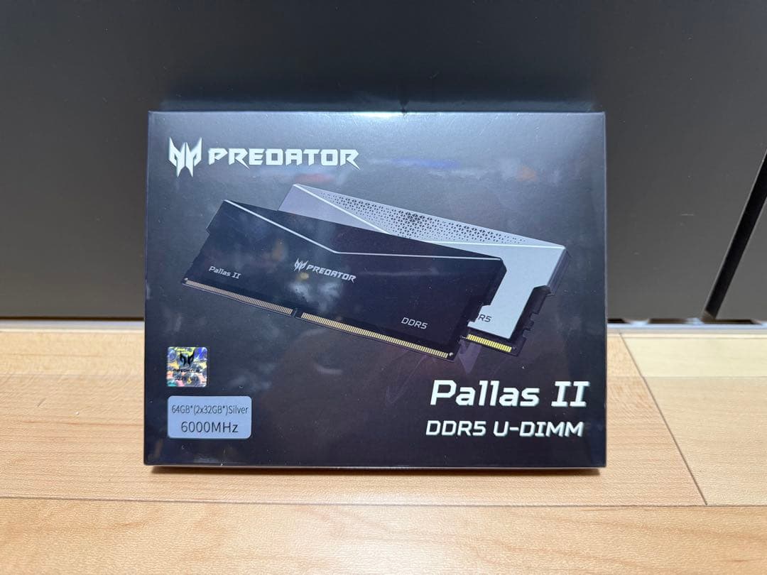 ACER Predator Pallas II DDR5 32GB メモリ