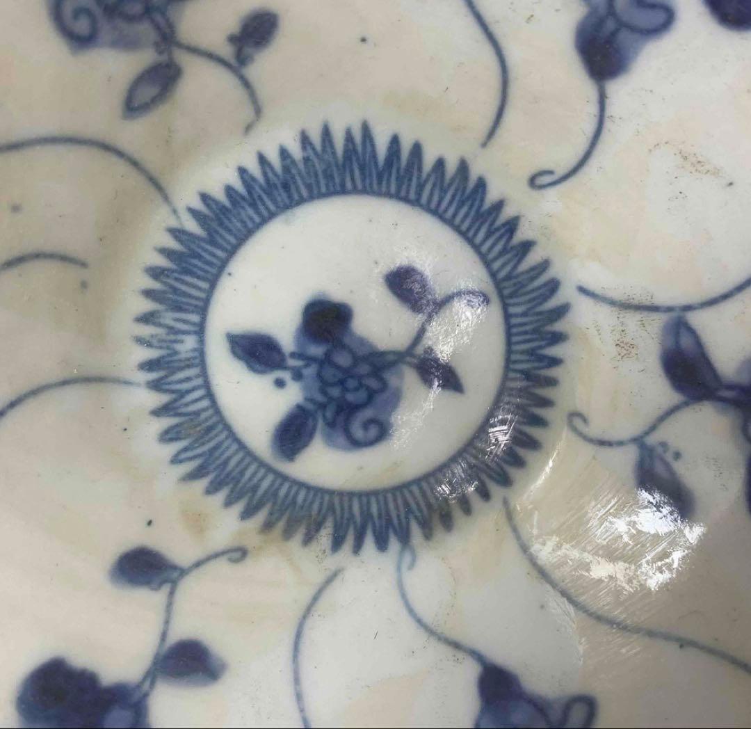 中国 染付笠形碗　f2250406