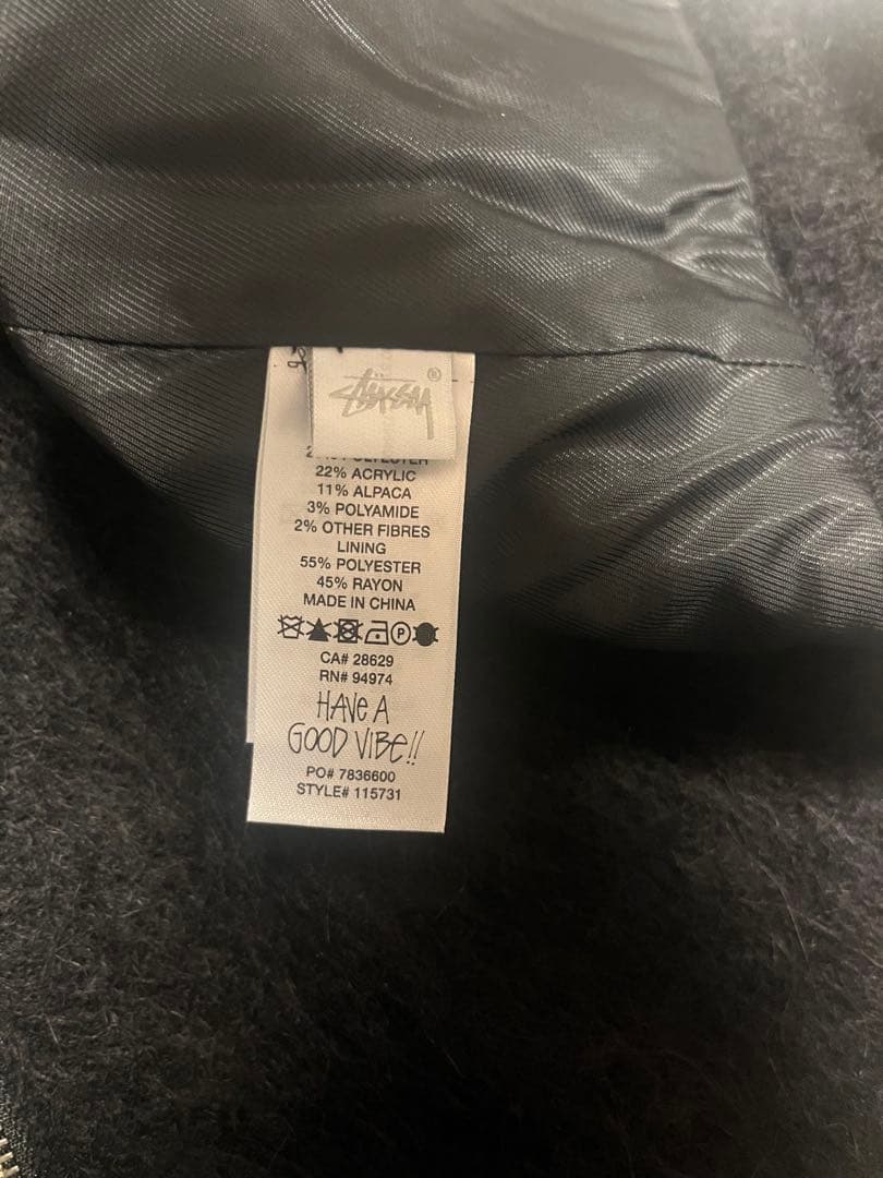 ジャケット・アウター STUSSY MOHAIR CLUB JACKET