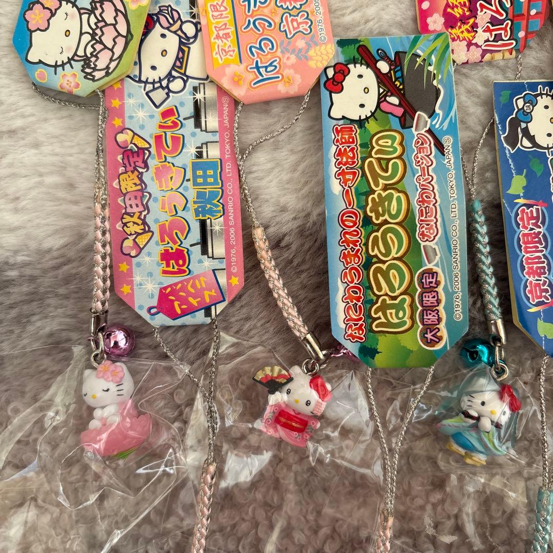 ハローキティ根付けストラップまとめ売り 12個