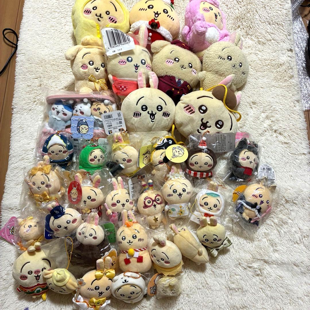 ちいかわうさぎ　推し卒　ぬいぐるみ&マスコット35個　公式多めブライズ　ガチャ