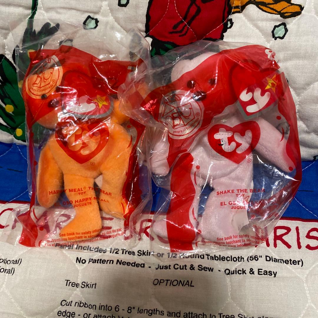 2004年　USAマクドナルド ハッピーミール　ty ぬいぐるみ　コンプリート