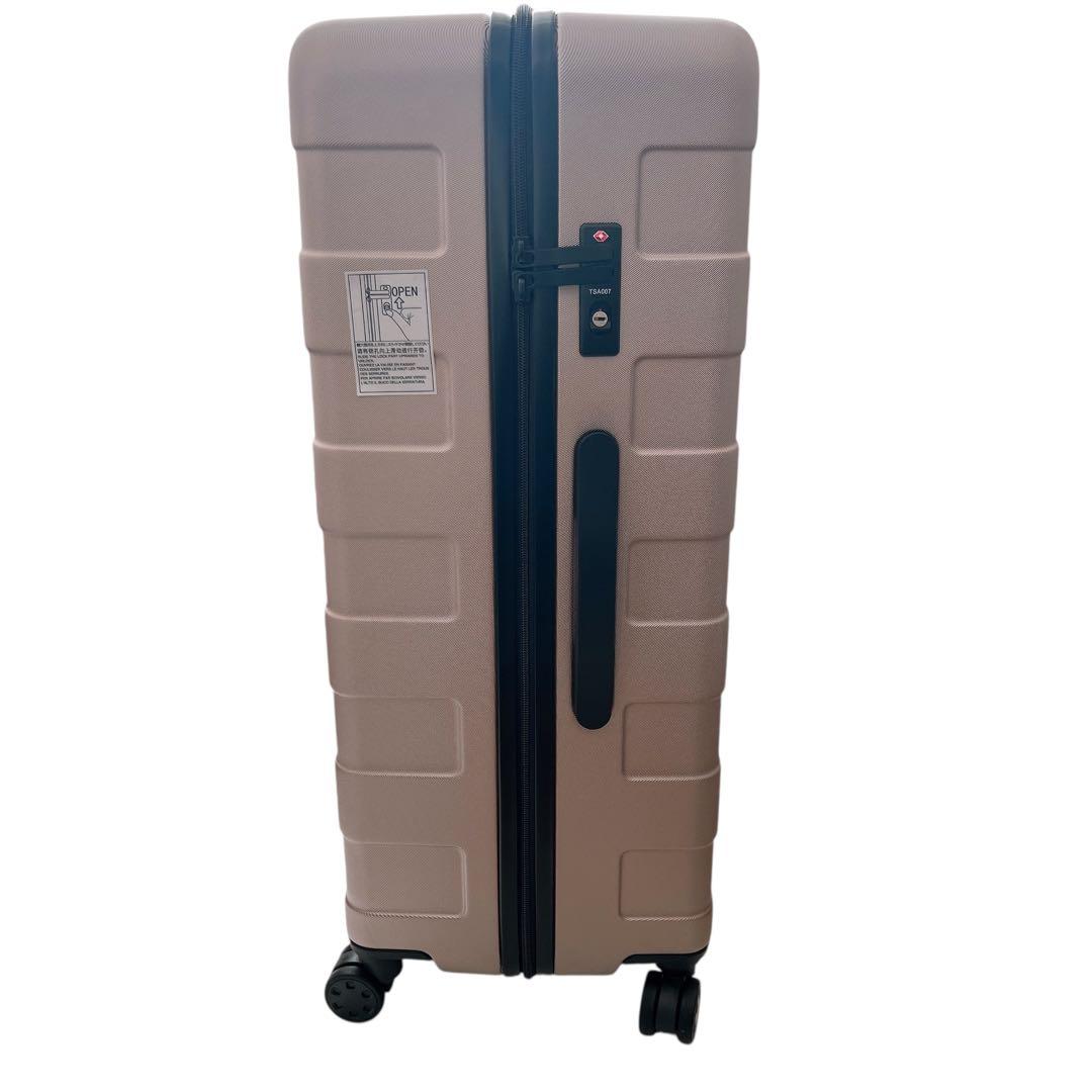 無印良品 キャリーバーの高さを自由に調節できる　ハードキャリーケース　88L ①