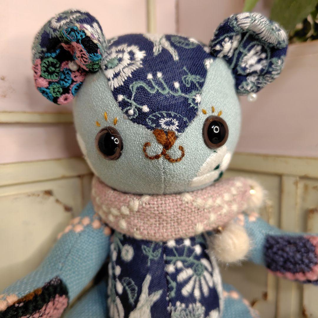 ミナペルホネン＊ハンドメイド＊ぬいぐるみ＊テディベア＊78