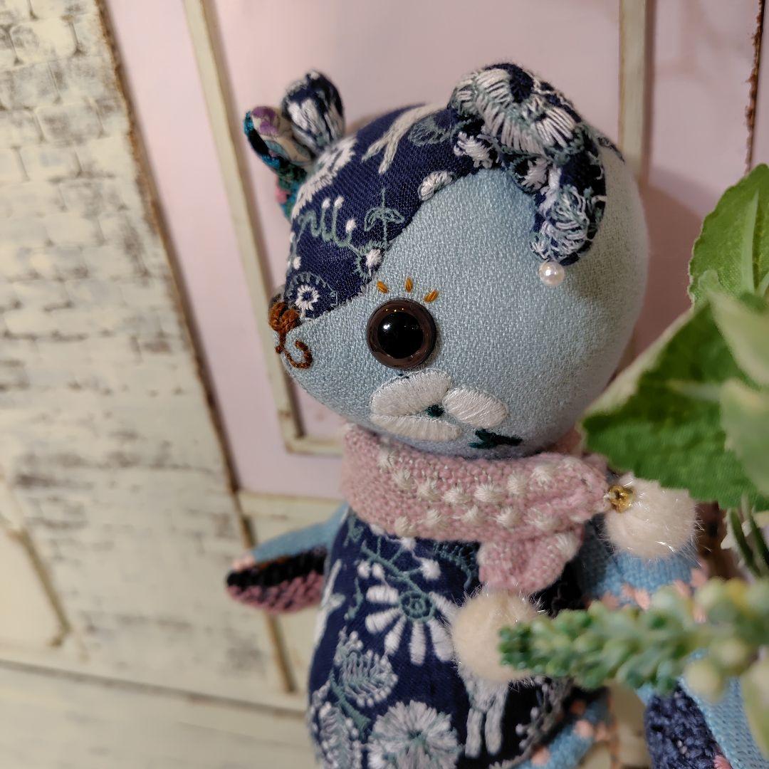 ミナペルホネン＊ハンドメイド＊ぬいぐるみ＊テディベア＊78