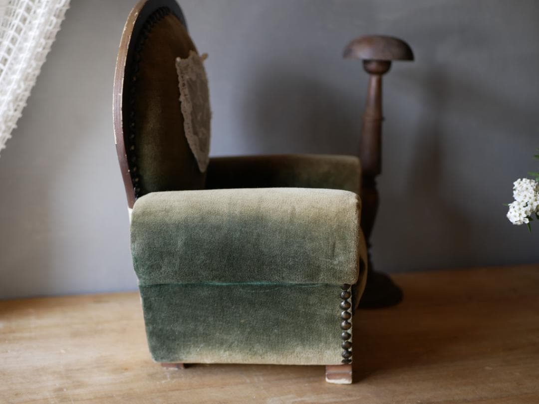 ソファ　チェア　フランスアンティーク　ぬいぐるみ用　アンティークチェア