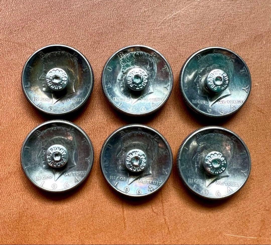 funny製　シルバー　HALF DOLLAR 6枚セット