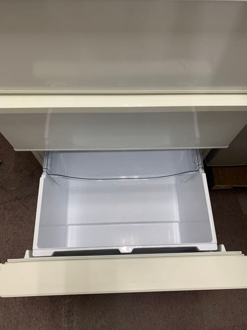 AQUA 【右開き】355L 4ドアノンフロン冷蔵庫 ナチュラルホワイト