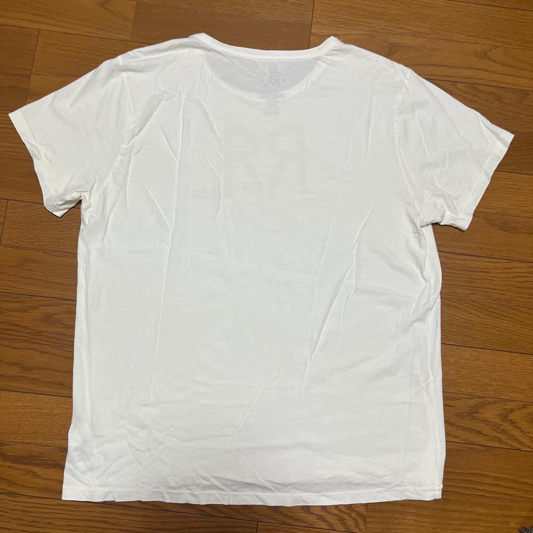【MADE IN USA】RRL ダブルアールエル LOGO TEE WHITE