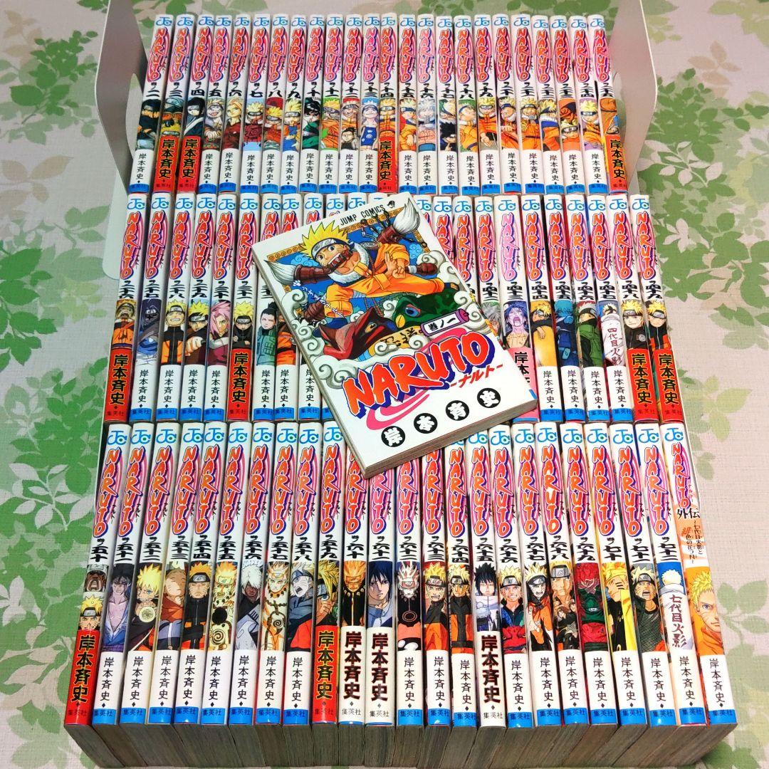「アニメ化作品」 NARUTO ナルト 1～72巻+外伝　漫画　コミック