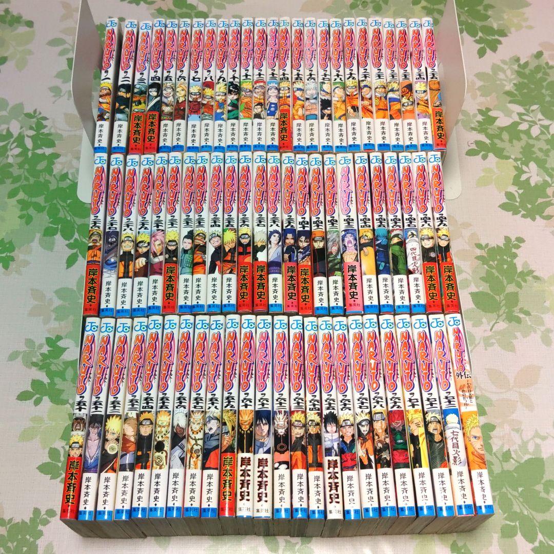 「アニメ化作品」 NARUTO ナルト 1～72巻+外伝　漫画　コミック