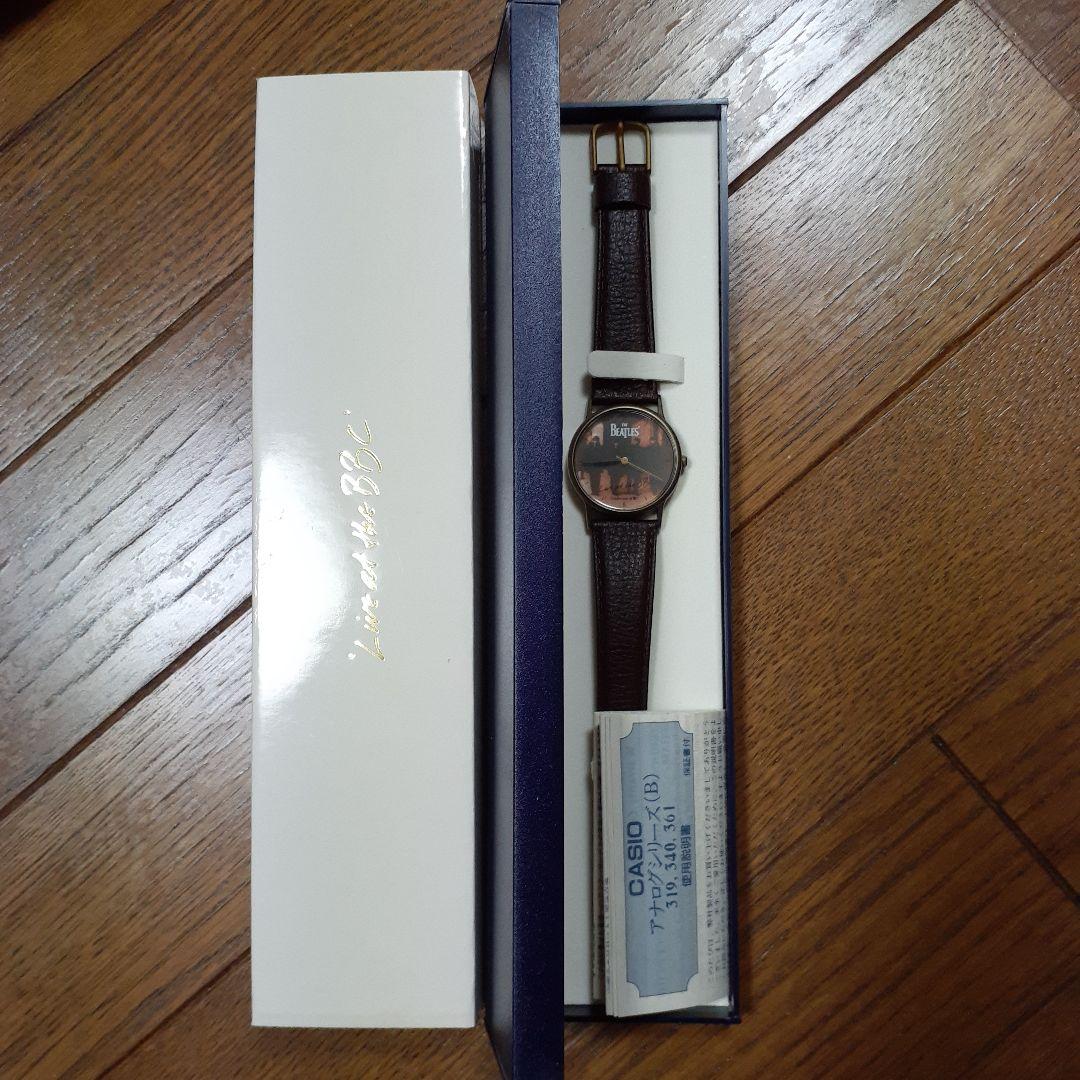新品未使用★ビートルズCASIO アナログシリーズ(B) ブラウン腕時計★送料込