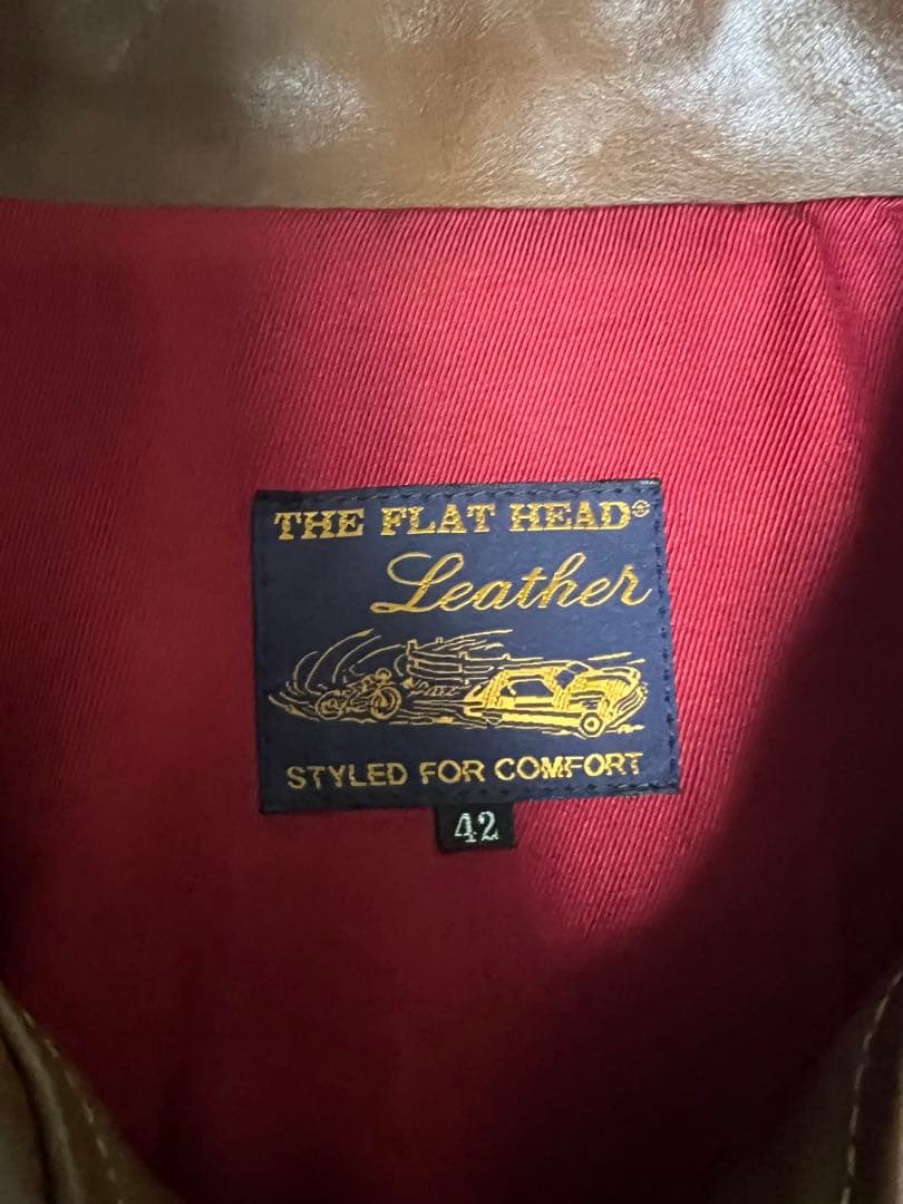 THE FLAT HEAD シングルライダースジャケット　サイズ42