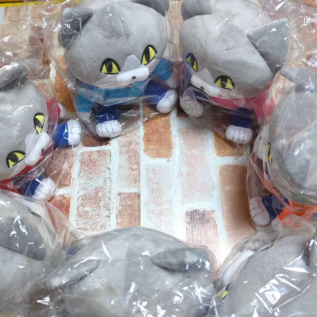 【当選品！】仕事猫 おすわりBIGぬいぐるみ レインボーブルゾンver. 7種