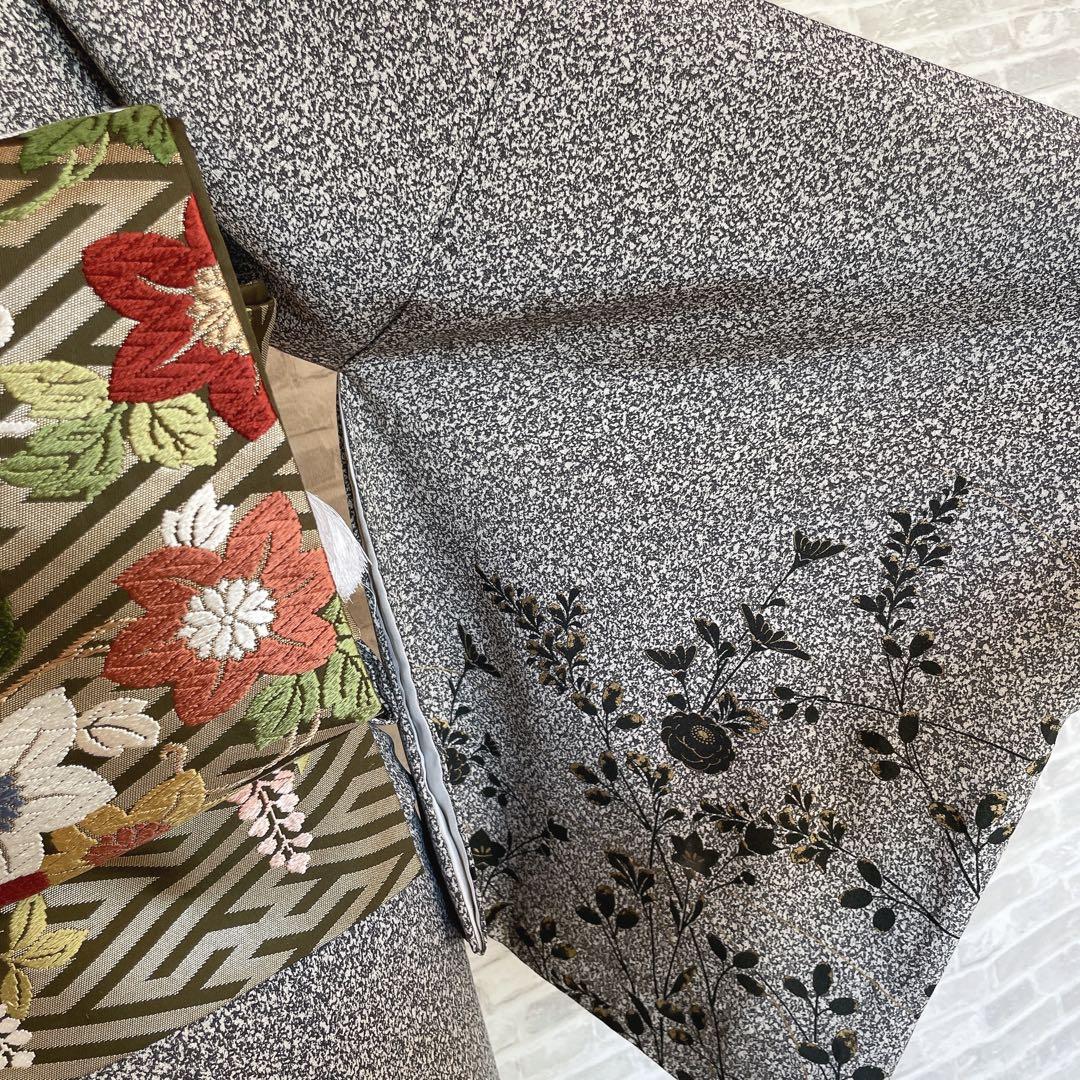 訪問着　フルセット　菊　萩　桔梗　叩き染　金彩加工　入学式　卒業式　七五三　P4