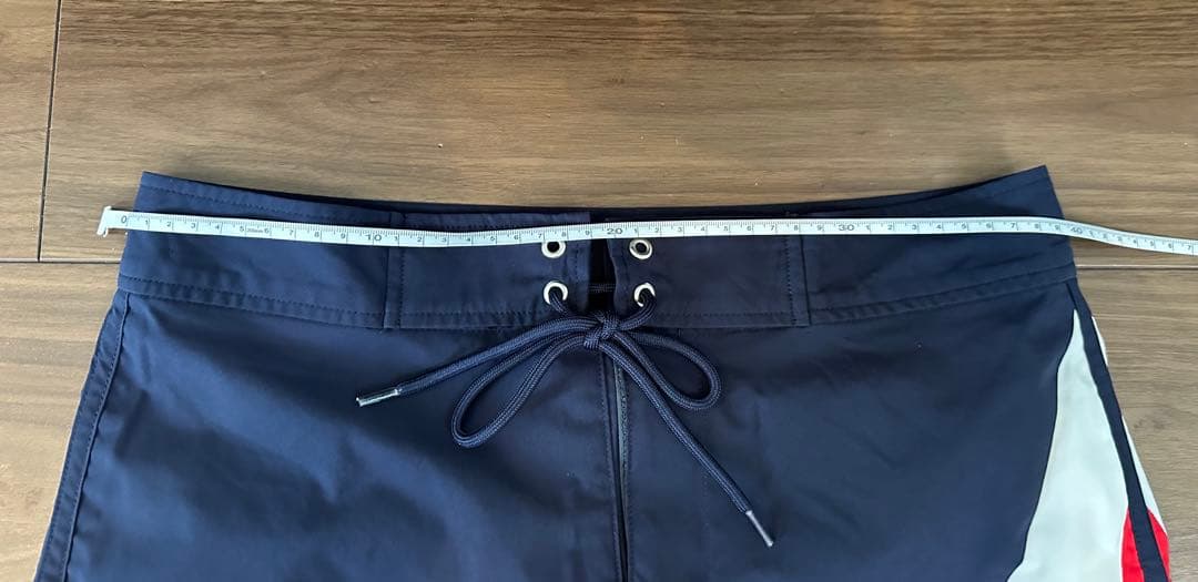 クロノスサーフパンツ　ネイビー/レッド カラーブロックサーフパンツ