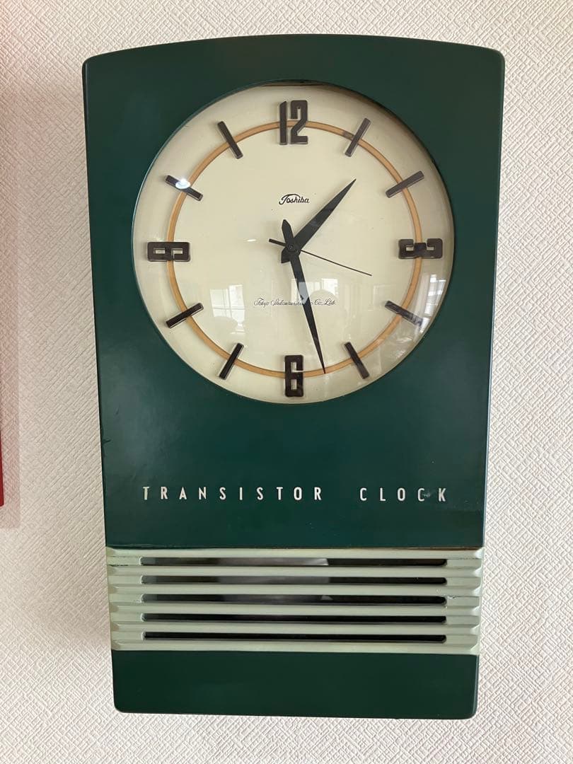 TOSHIBA(東芝)トランジスタ時計　昭和30年代
