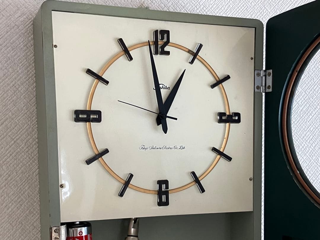 TOSHIBA(東芝)トランジスタ時計　昭和30年代