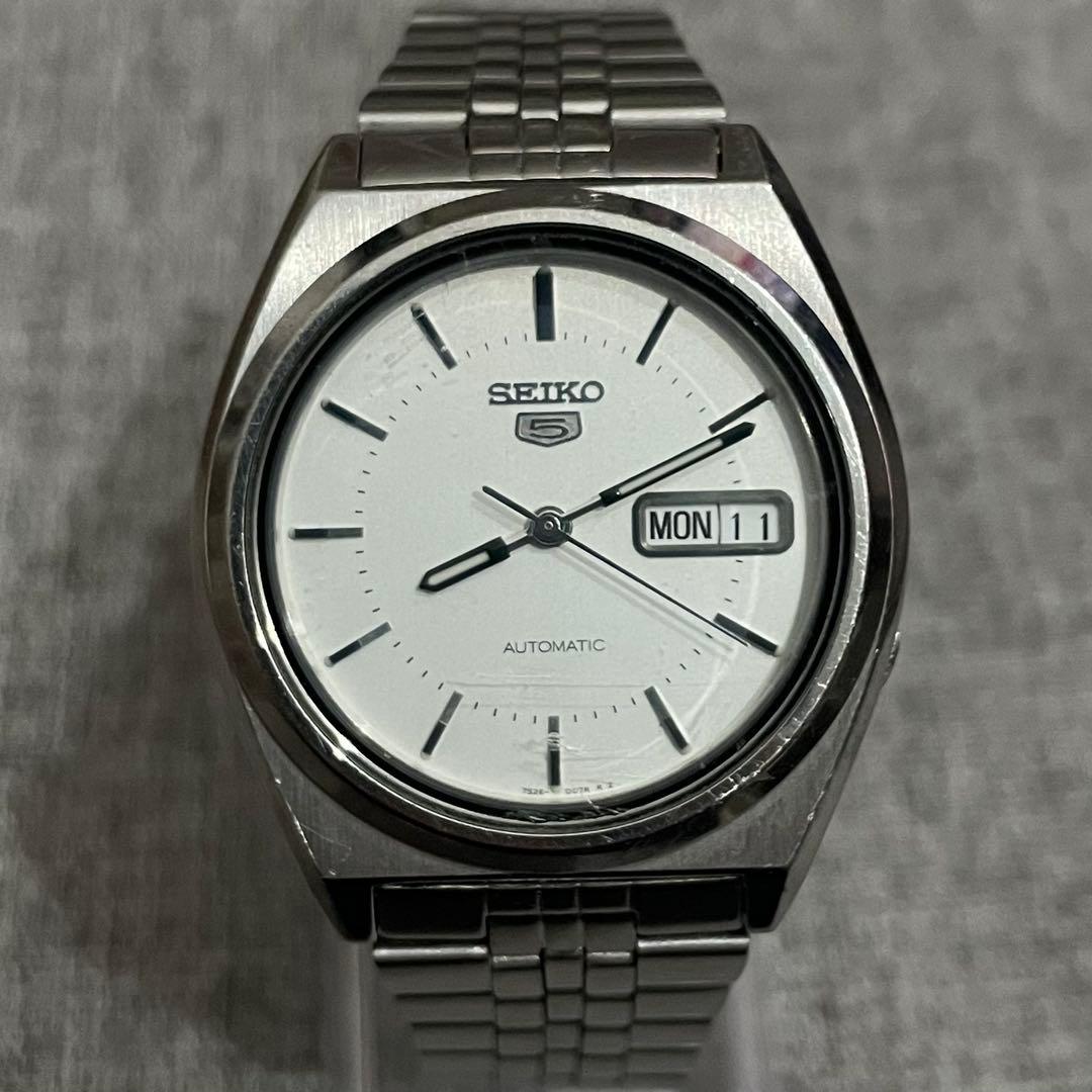 K*m様 SEIKO 自動巻き腕時計 セイコー5 裏スケルトン 7S26-876