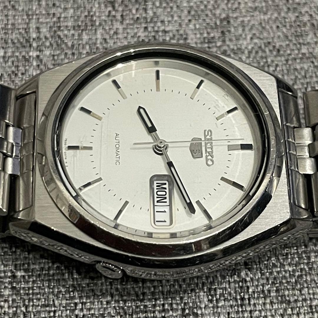 K*m様 SEIKO 自動巻き腕時計 セイコー5 裏スケルトン 7S26-876