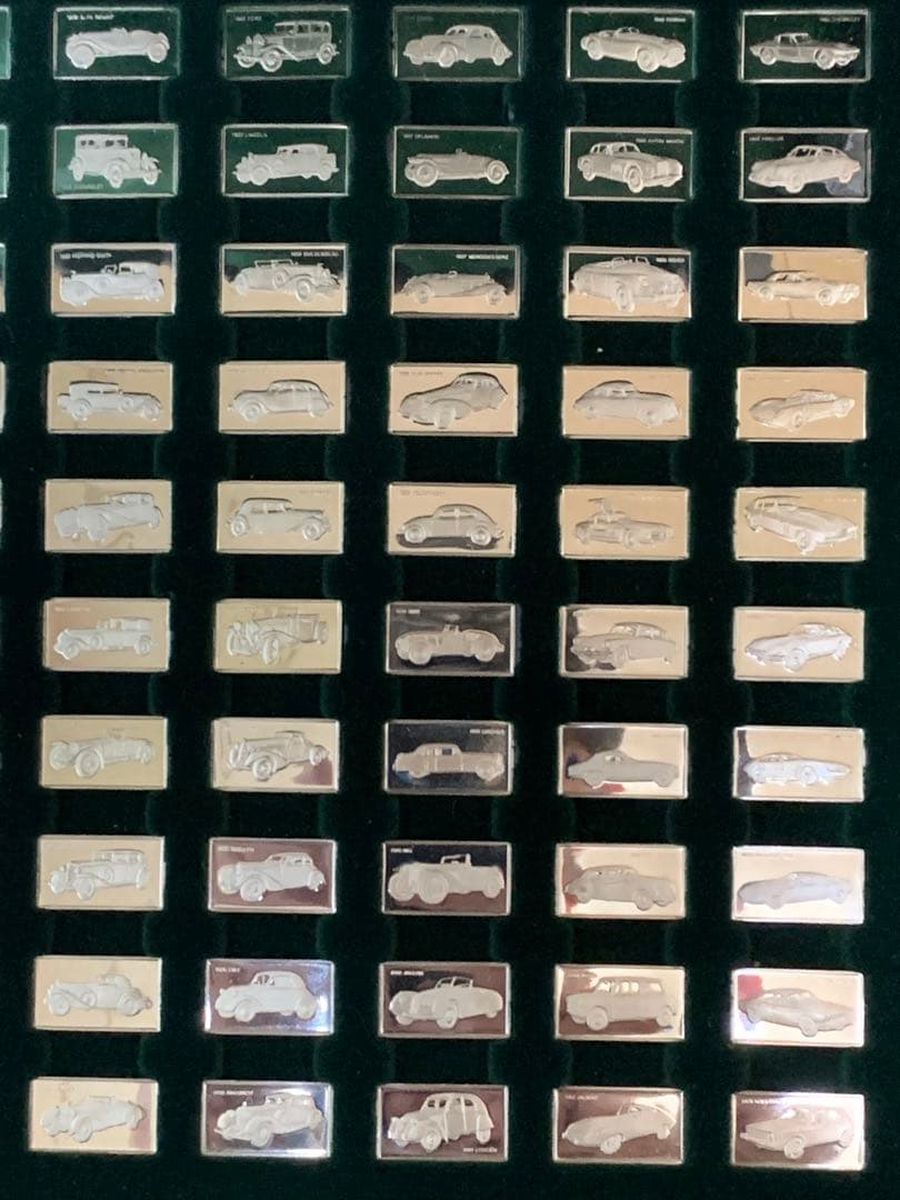 フランクリンミント 偉大なる自動車100種 ミニカーコレクション純銀
