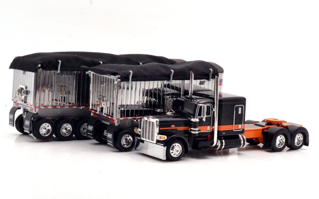 ミシガン31フィート&20フィート・エンドダンプ・トレーラー(ブラック)