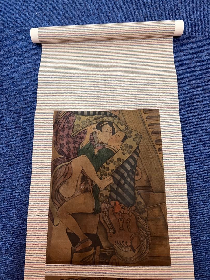 1058 骨董　古美術　春画　巻物　希少　時代物