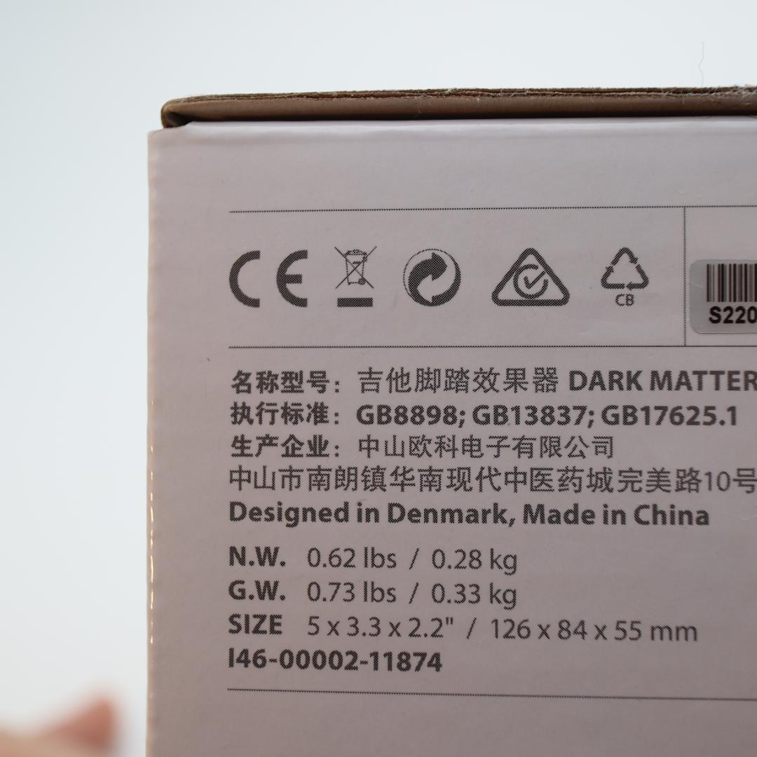 TC ELECTRONIC　DarkMatter Distortion　箱付美品