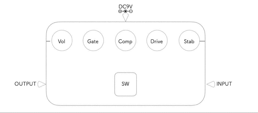 FUZZ FACTORY clone... Naked(LED青）