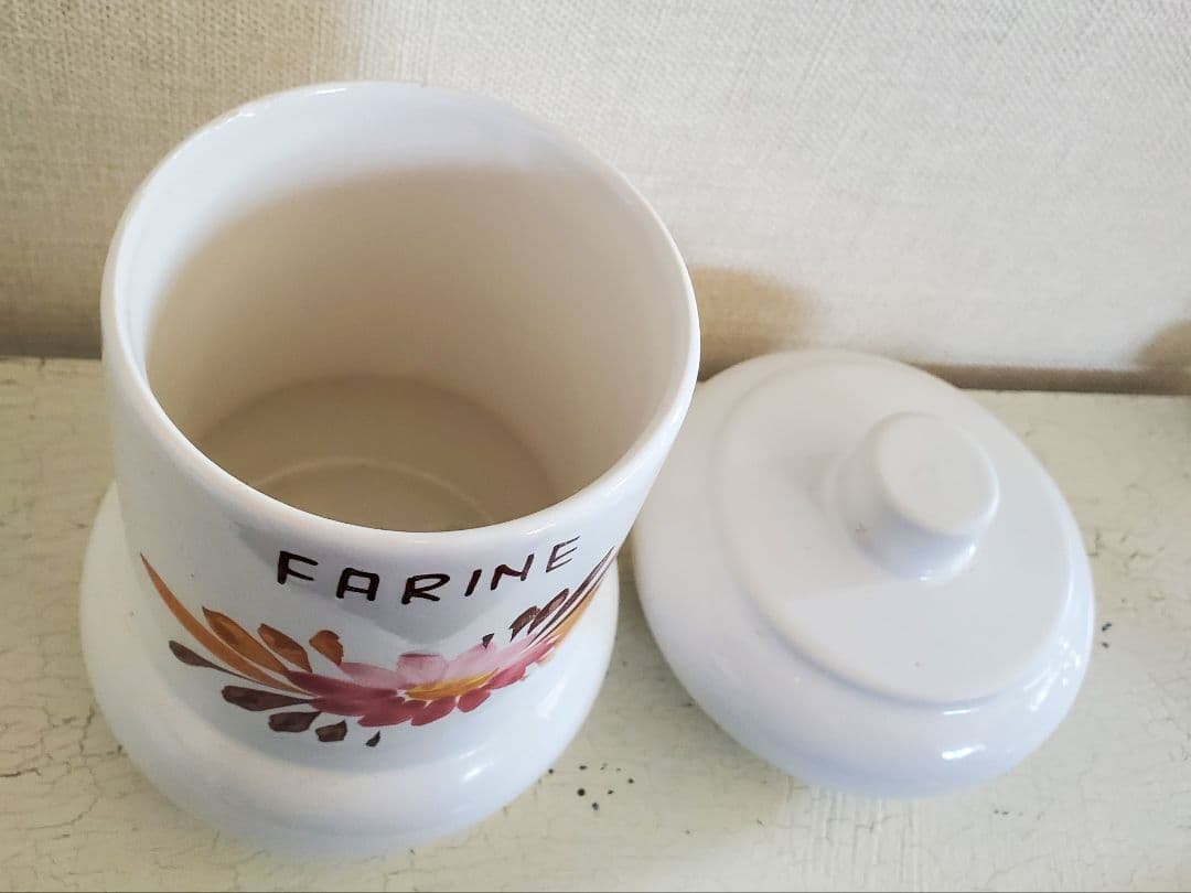 フランスアンティーク　キャニスター