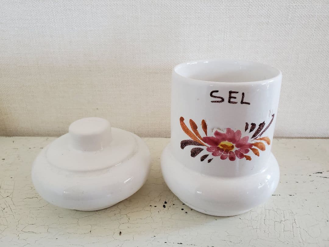 フランスアンティーク　キャニスター