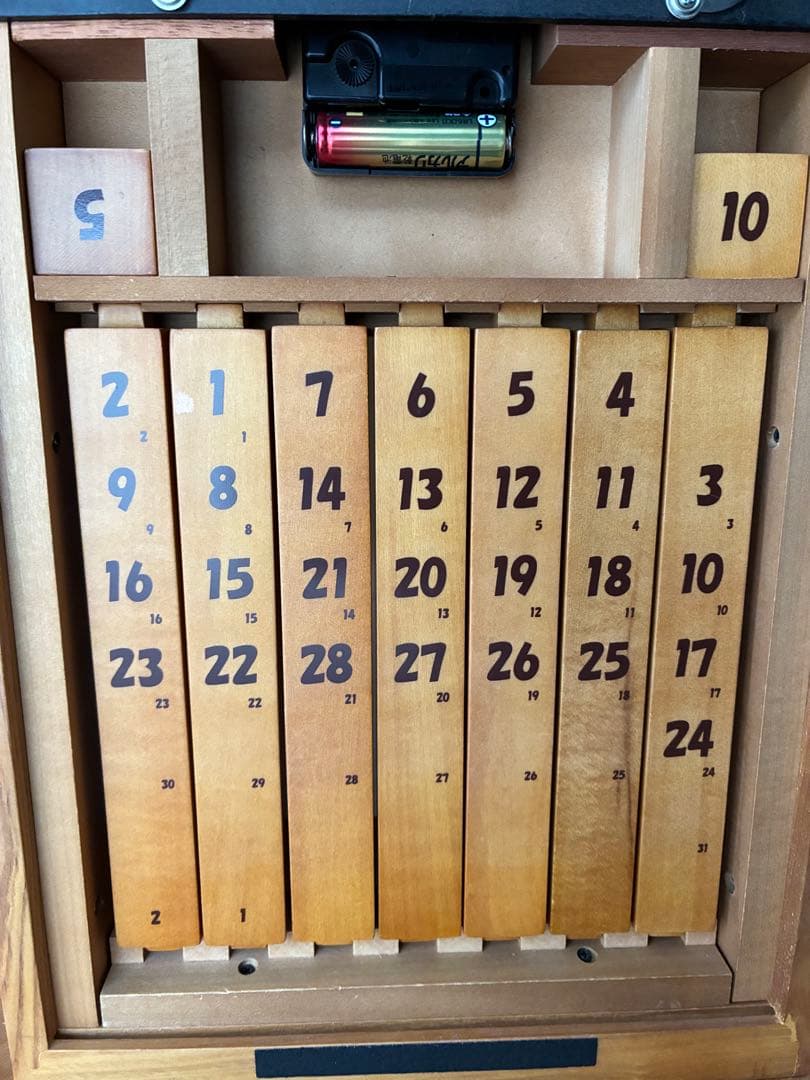 【時計動きます】ジブリ　となりのトトロ　万年カレンダー掛け時計兼置き時計