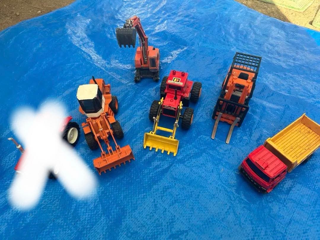 建設機械 ミニカーセット 6点