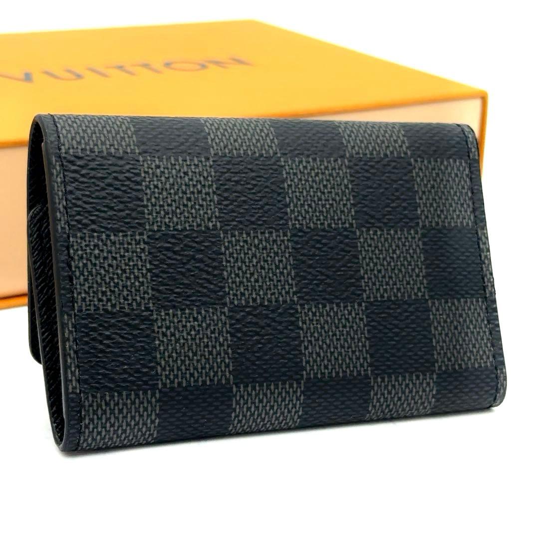 【新品に近い】ルイヴィトン キーケース ダミエ グラフィット ミュルティクレ6