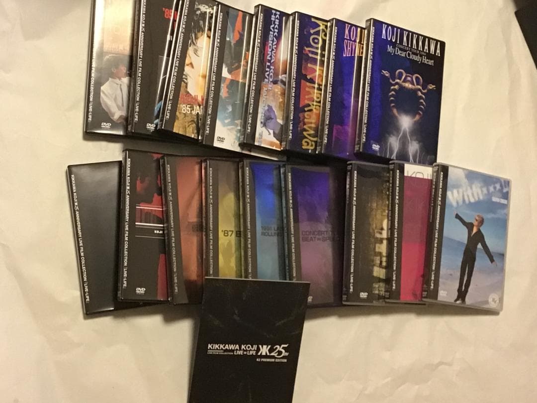 吉川晃司 25周年記念 DVD-BOX 17枚セット LIVE作品 FC限定盤