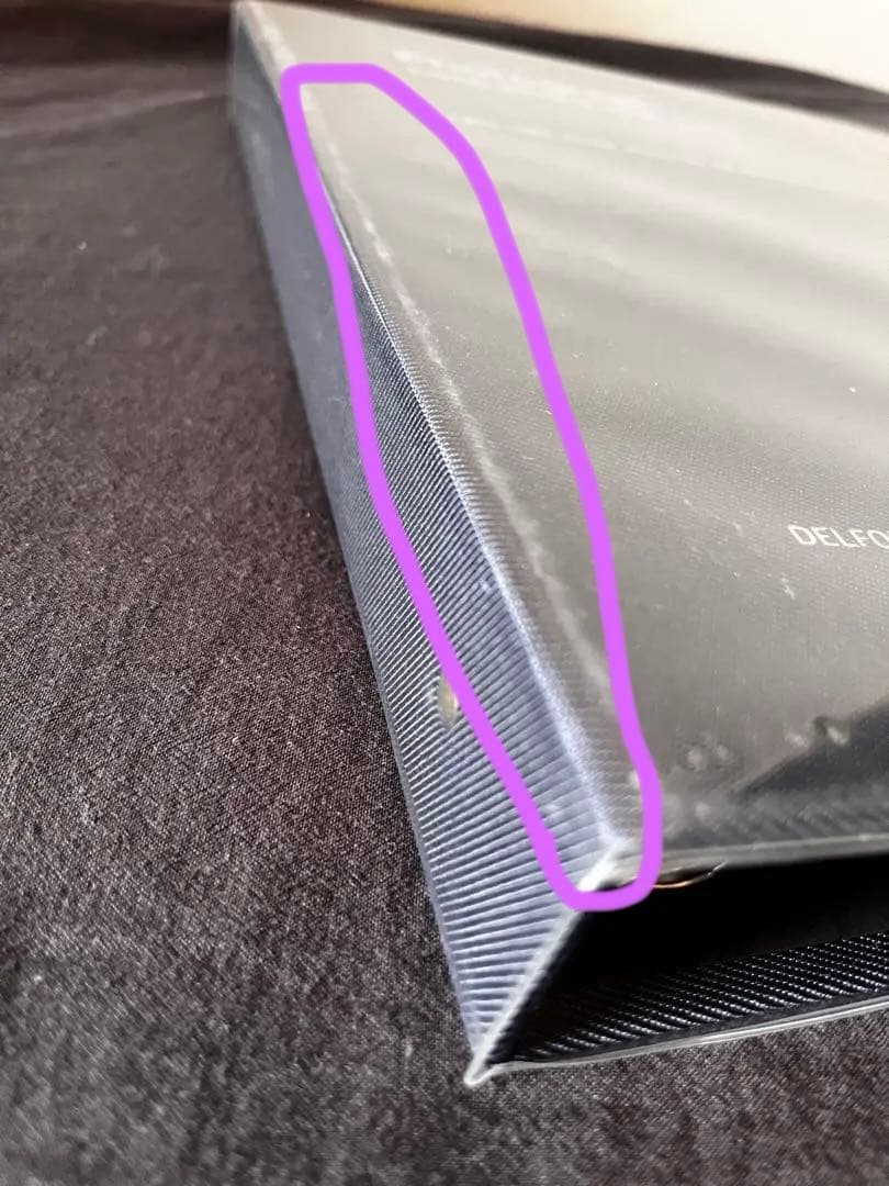 デルフォニックス アルバムＬ　濃紺3冊