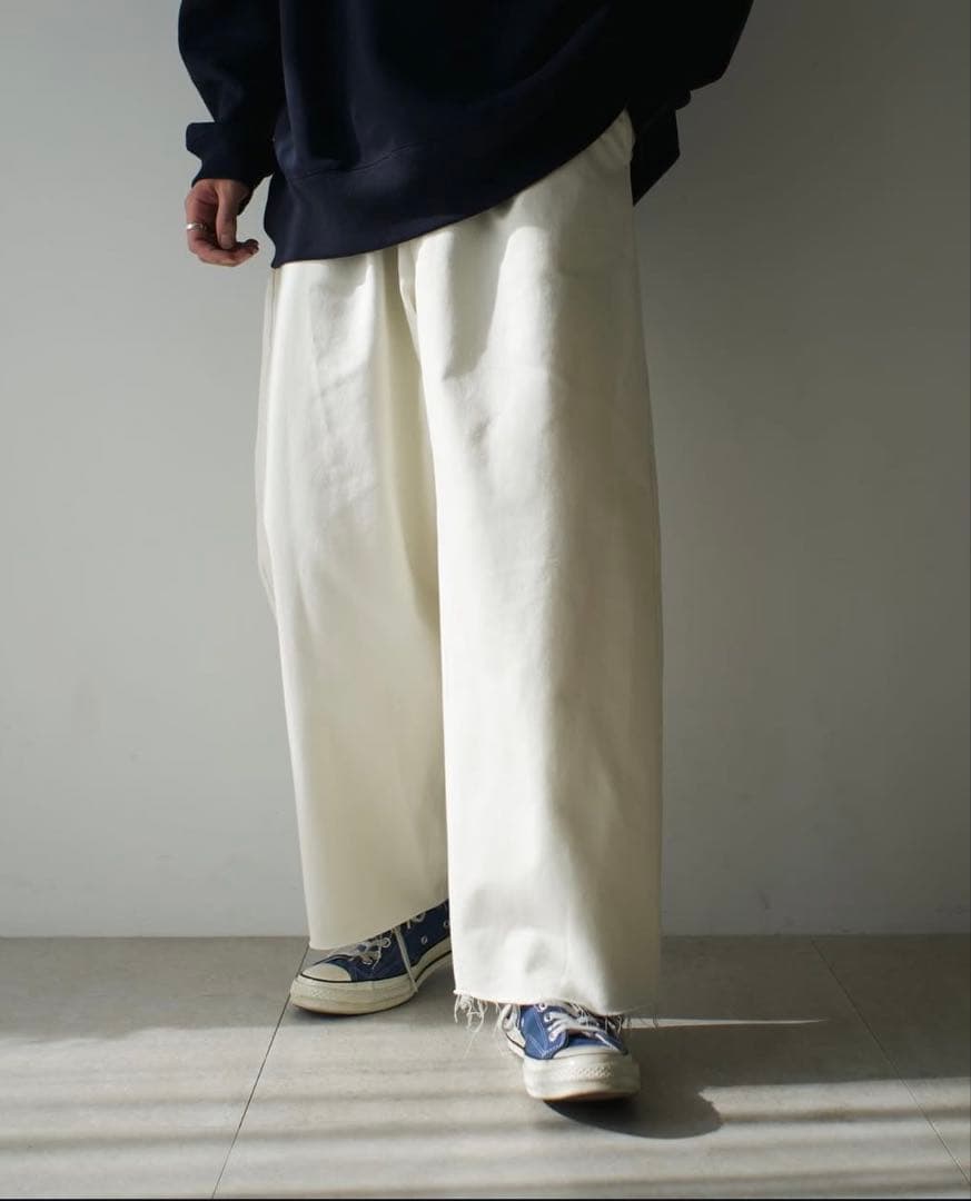 プレクミー precme cotton baggy pants