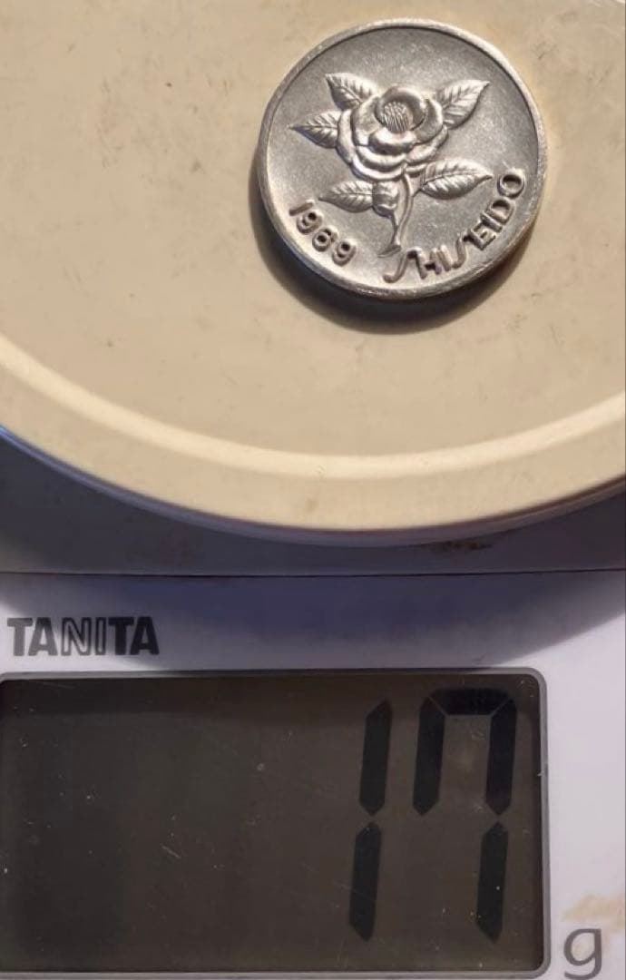 資生堂記念メダル 1969 純銀 刻印付き 2点SET