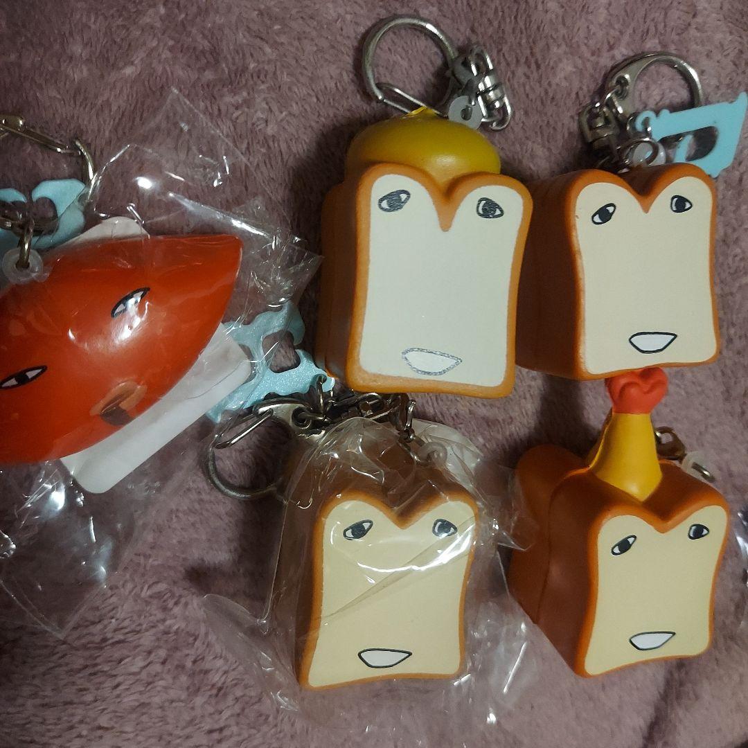 UNISON SQUARE GARDEN 食パンくんキーホルダー 5個セット