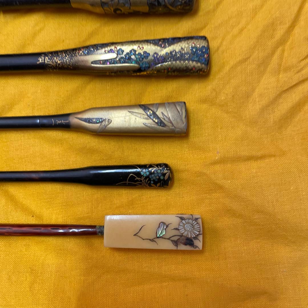 幕末、明治　笄7本
