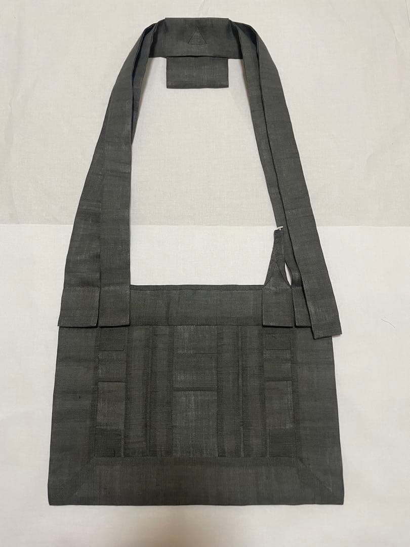 生平麻（薄め）チャコールグレイ　臨済宗　1尺絡子