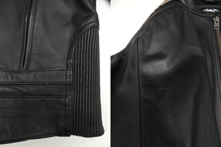 希少XLサイズ ハーレーダビットソン レザー シングル ライダース ジャケット