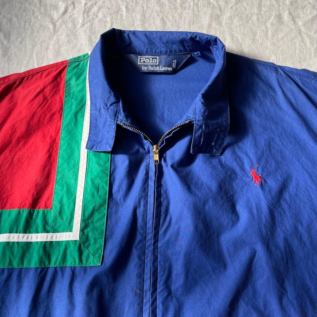 90’s RALPH LAUREN 希少 カラーブロック スウィングトップ M