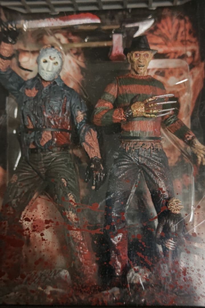 マクファーレントイズ　ムービーマニアックス　ジェイソンVSフレディ　フィギュア