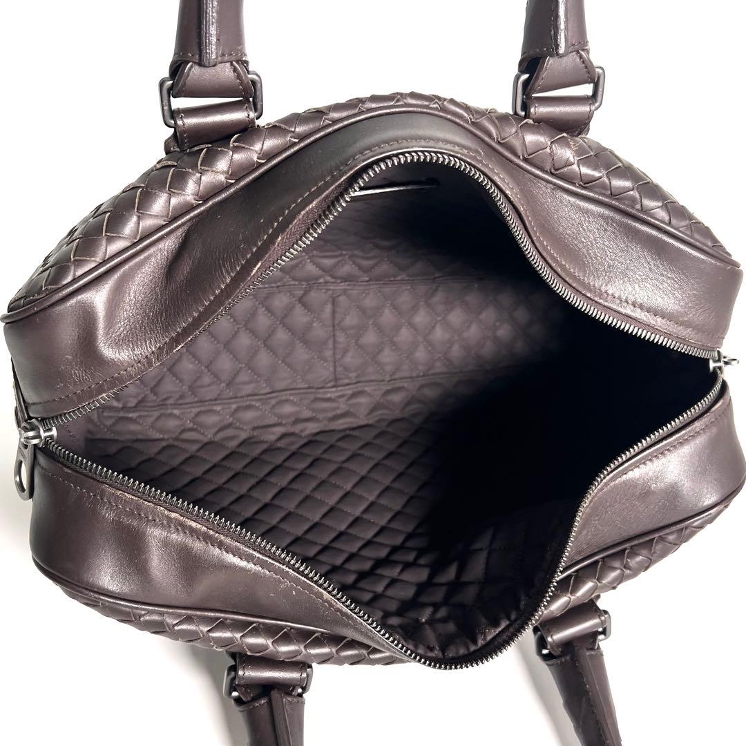 美品 ボッテガヴェネタ ビジネスバッグ イントレチャート ブラウン レザー