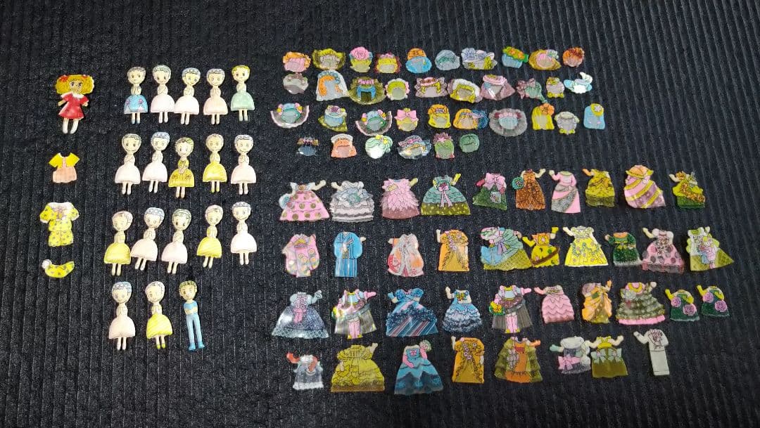 【値下げ】レトロ★グリコのおまけ★着せ替えパピーちゃん♡大量