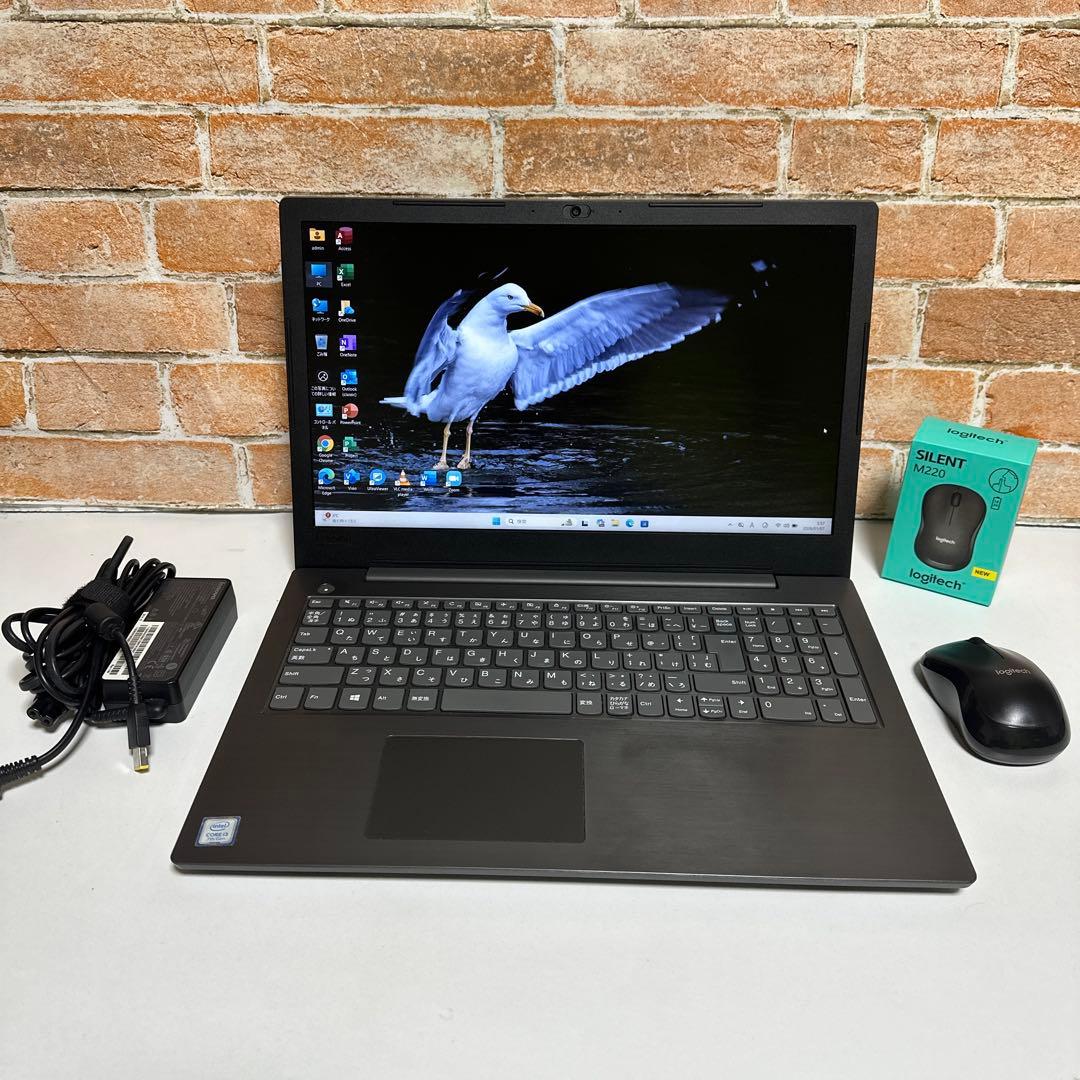 LENOVOノート PC 高速起動SSD メモリ8GB Win11 オフィス付き